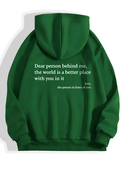 S.W. Dear Person Behind Me Hoodie