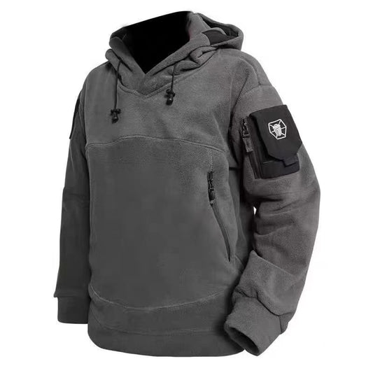 S.M. Zipper Pocket Tactical Fleece Sweater