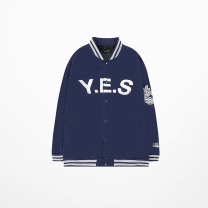 S.M. Old-school Hip-hop Trend Baseball varsity Style Jacket