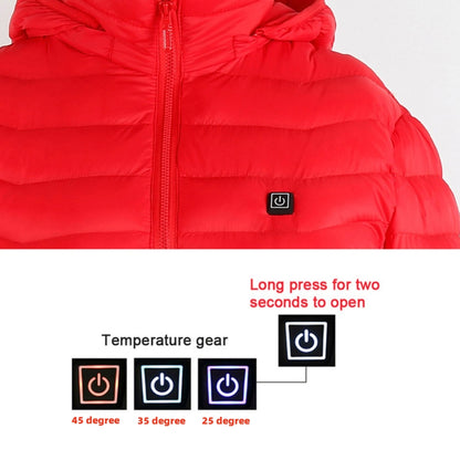 New Men's USB Electric Thermal  Heating Coat  S.M.