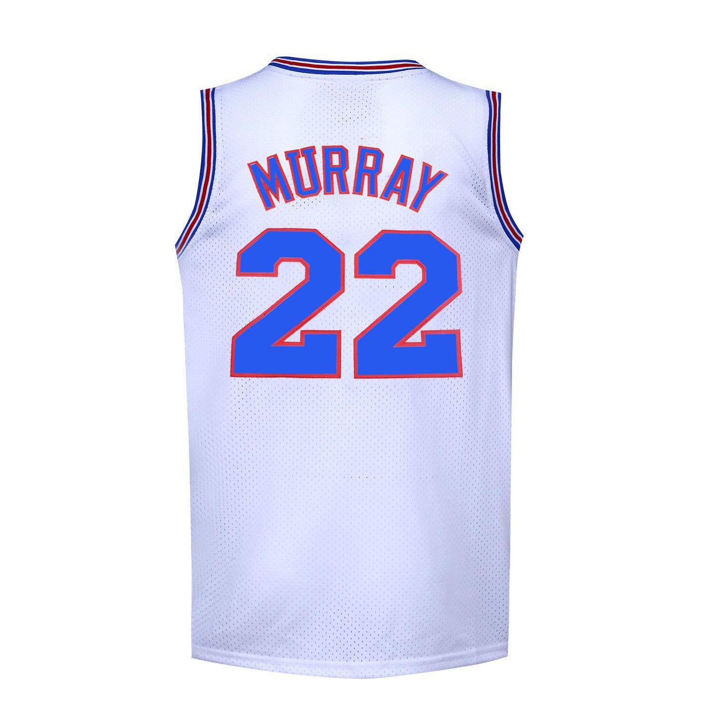 S.M.  Space Jam Movie Embroidered Jersey Retro Basketball Wear