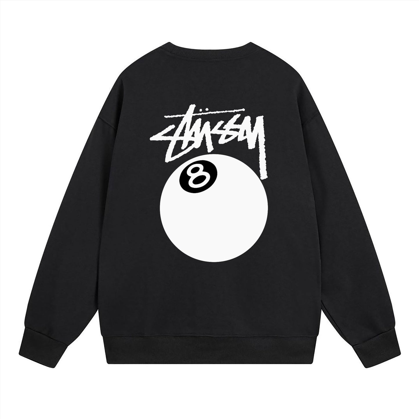 S.M.  STUSSY BRAND 8-Ball Winter Pullover