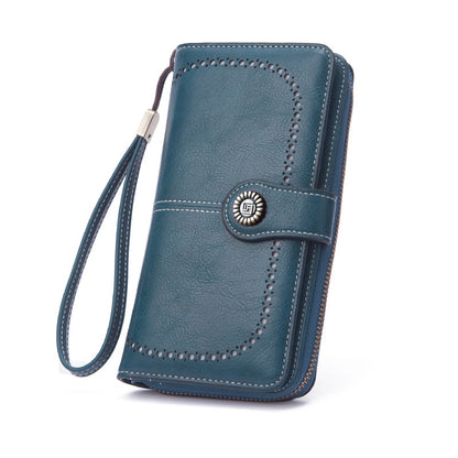 S.B. Stylish Retro Minimalism Long Wallet