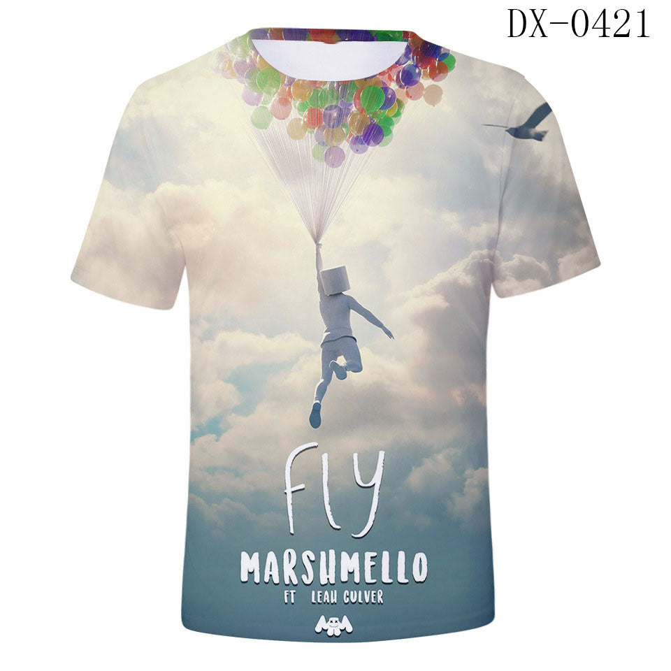 D.J. Marshmello 3D Graphic print S.M.