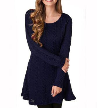 S.W. Women Causal  Short Sweater Dress