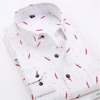 S.M.  Mens Floral Print Shirts