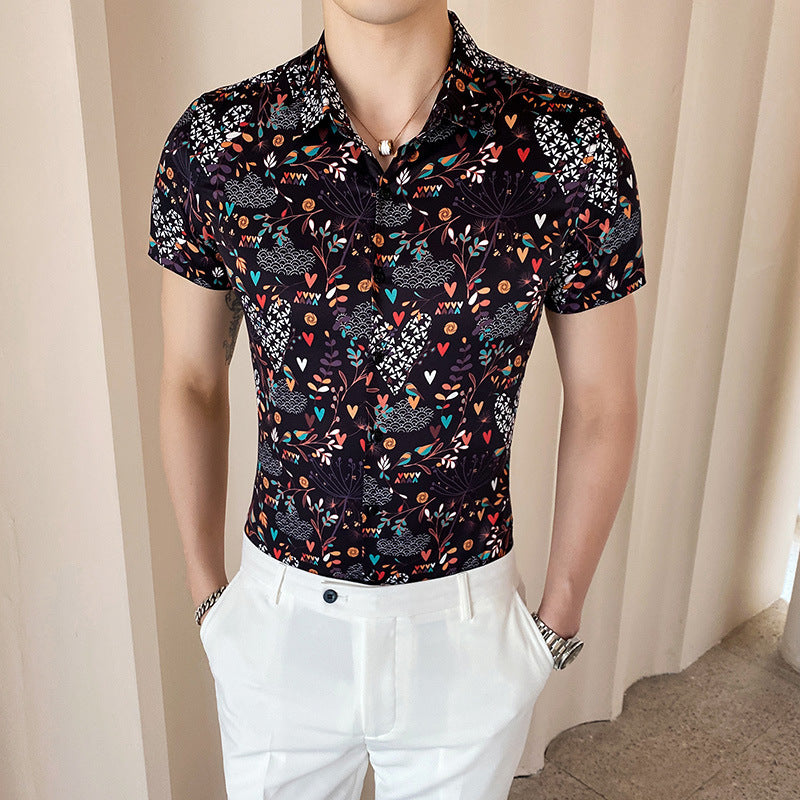 Men's Short-sleeved Shirts S.M.