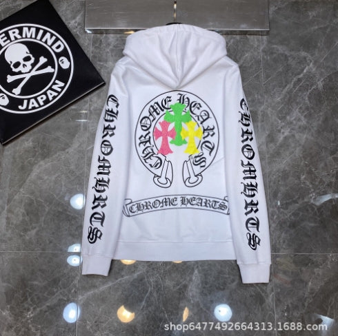 S.M. Chrome Hearts Black Hoodie