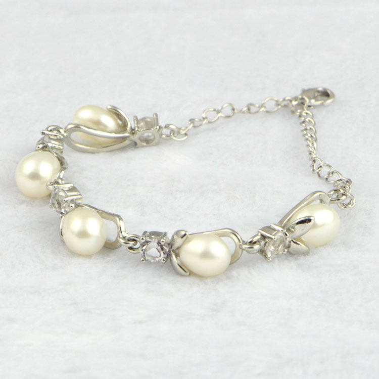 Pearl bracelet pearl jewelry bracelet