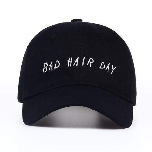 S.H.  BAD HAIR DAY Embroidered baseball cap