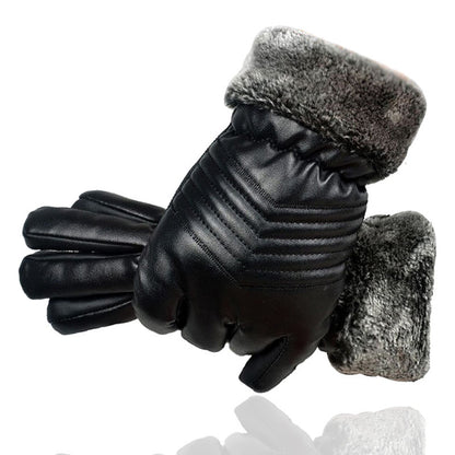 S.M.  Winter Leather Gloves