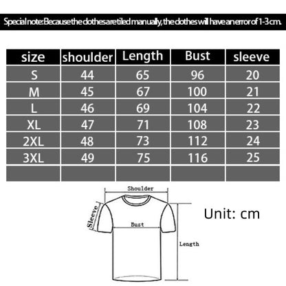 S.M. Men's Graphic print Casual Round Neck Short Sleeves