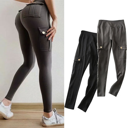 S.M. Skinny slim high elastic gym pants