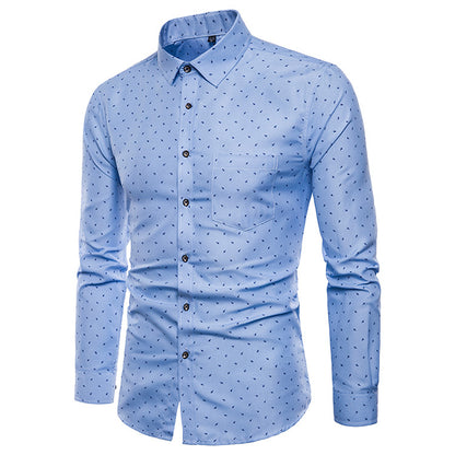 Men's Slim Slim-fit Shirts S.M.