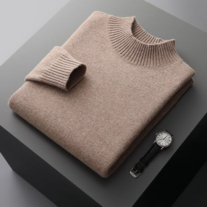 F.J.C. S.M.   Knitted Pure Wool Sweater men's