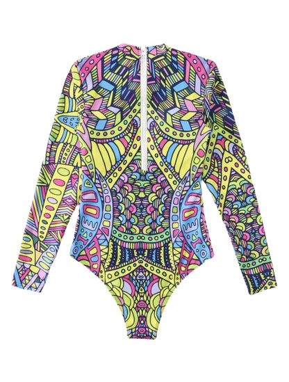 S.W. New One-piece Printed Swimsuit