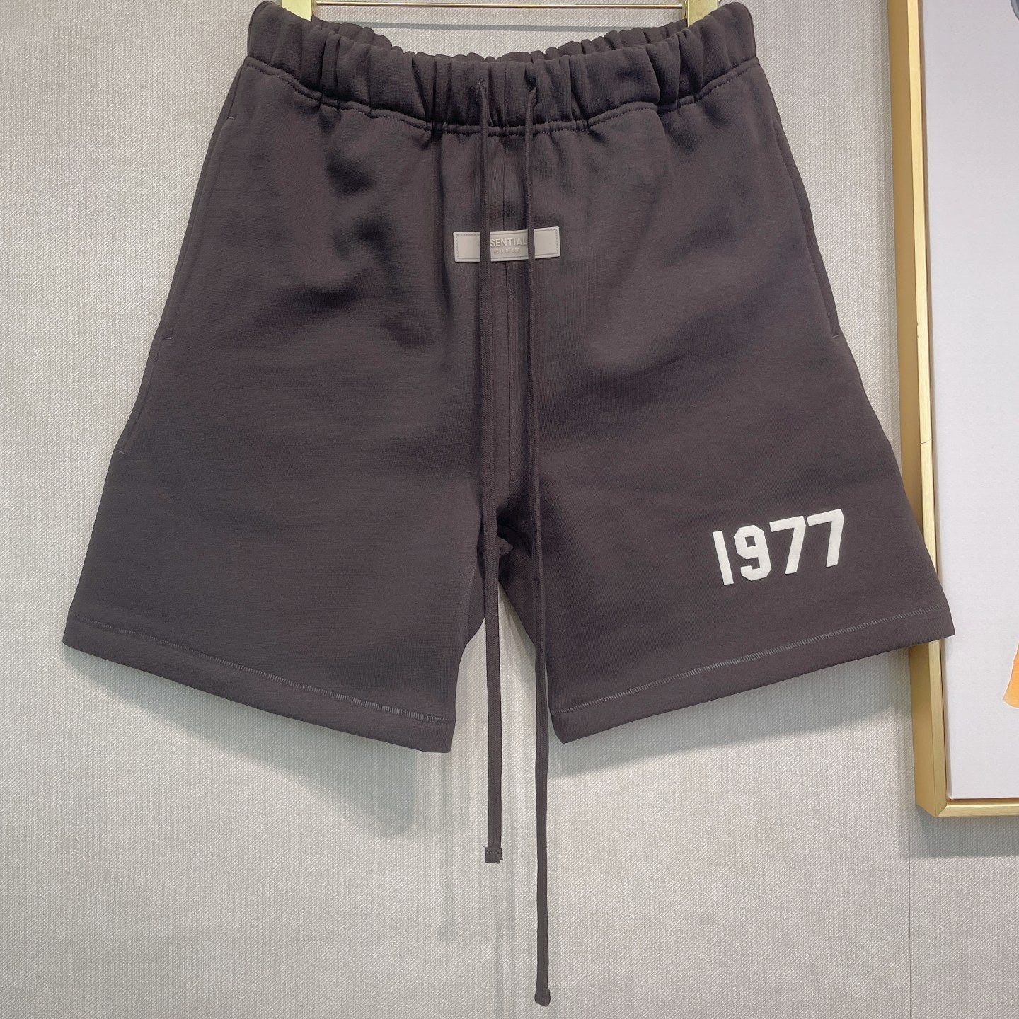 S.M. Fear of God Essentials 1977 Shorts 'Light Oatmeal'