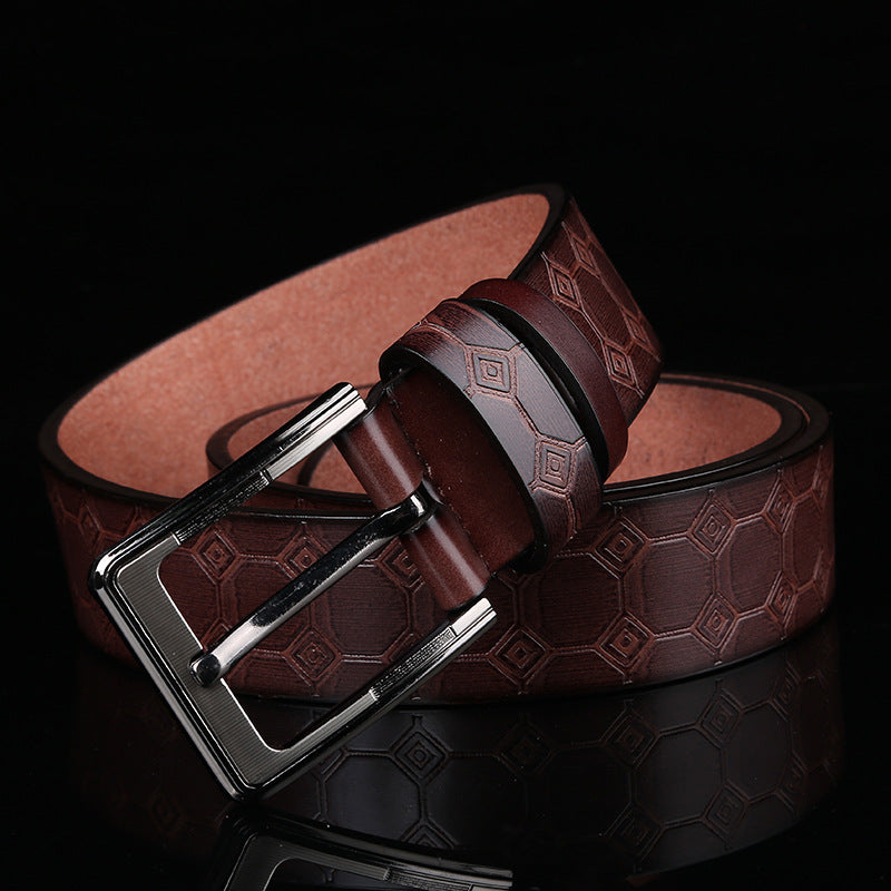 Leather European style belts for men S.M.