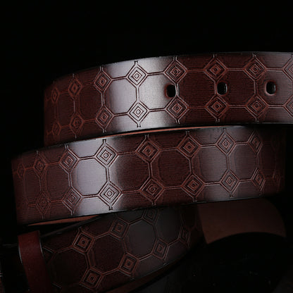 Leather European style belts for men S.M.