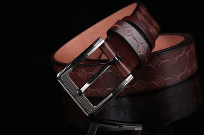 Leather European style belts for men S.M.