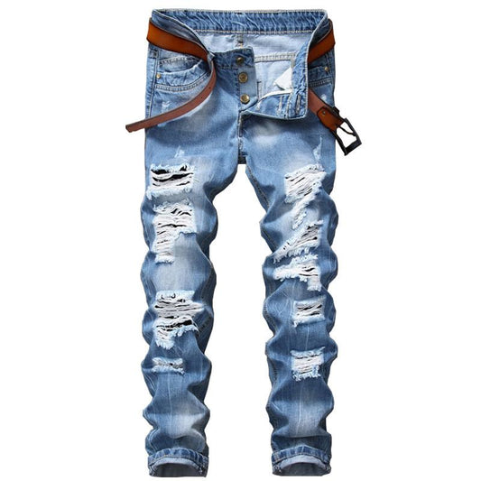 S.M. Men Ripped Jeans Pants