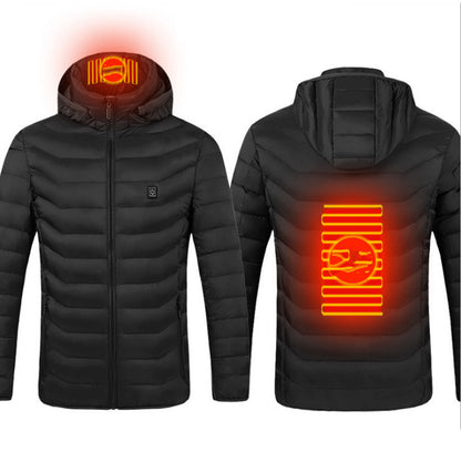 New Men's USB Electric Thermal  Heating Coat  S.M.