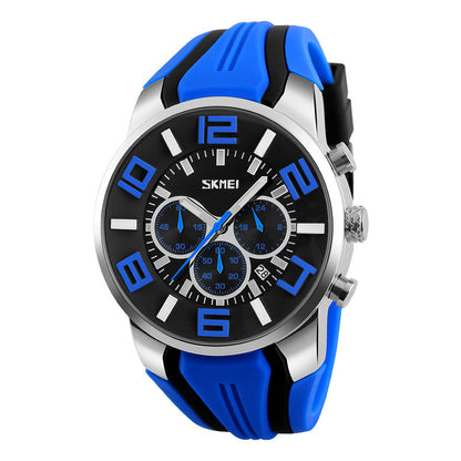 F.J.C. Men's waterproof Quartz  calendar watch