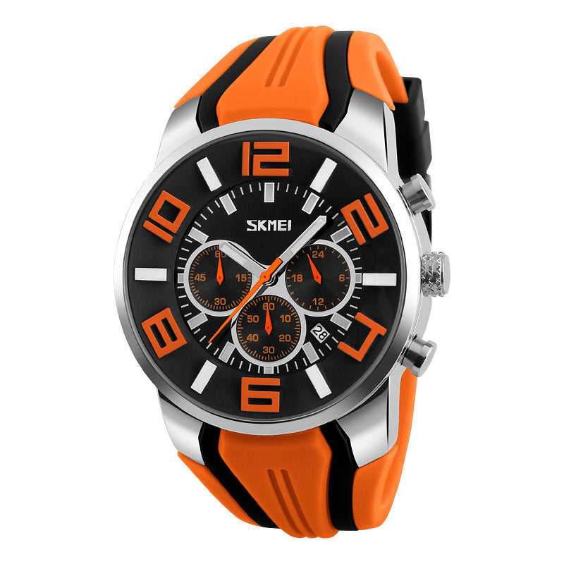 F.J.C. Men's waterproof Quartz  calendar watch