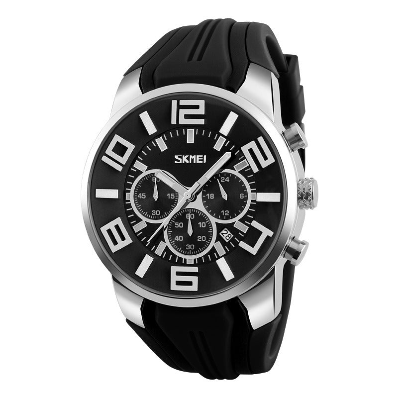 F.J.C. Men's waterproof Quartz  calendar watch