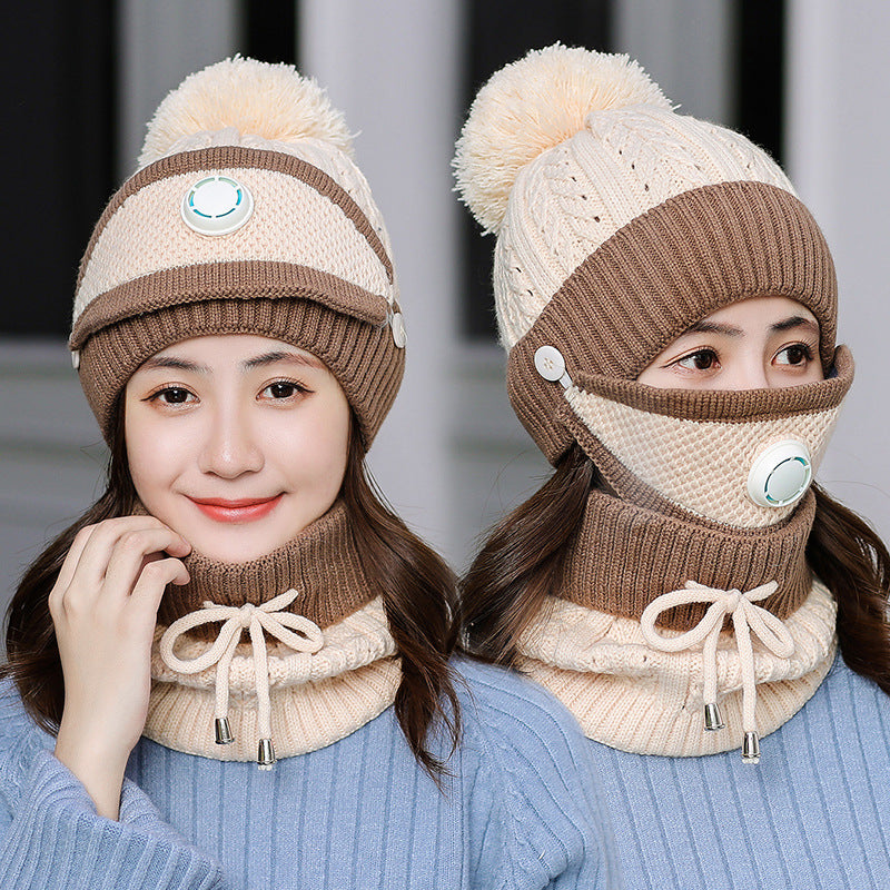 Cute and warm ladies cycling ear caps