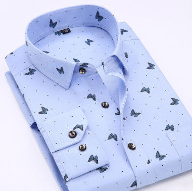 S.M.  Mens Floral Print Shirts