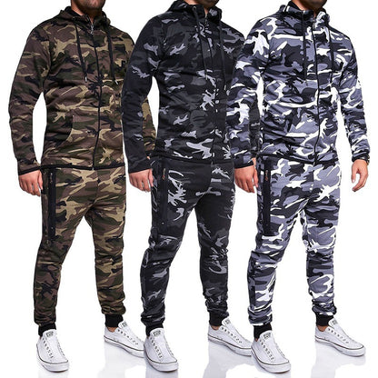 F.J.C. S.M. Men's Camouflage sweatpants suit