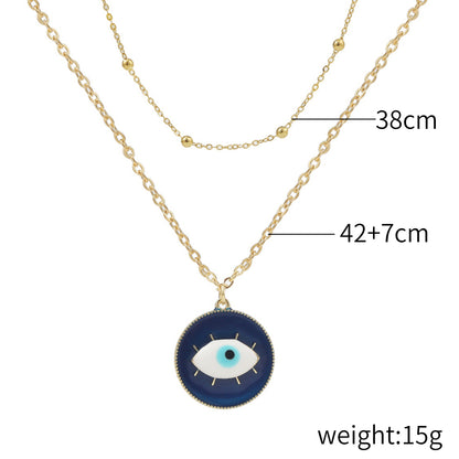 Diamond Demon Eye Necklace jewelry