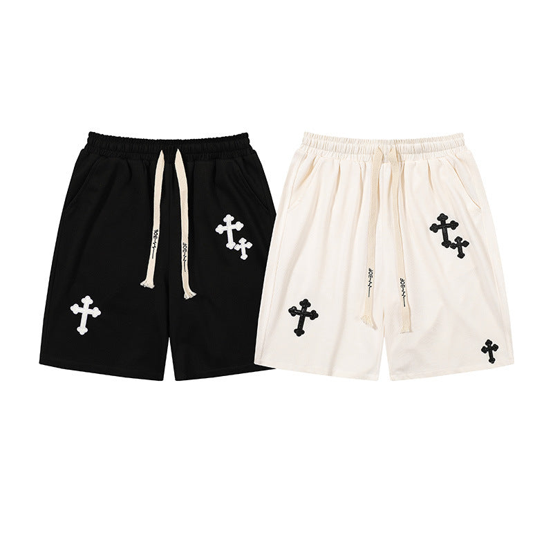 S.M. CROSSED - Regular Cotton Shorts