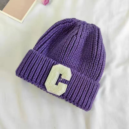 Warm Thick Thread Thickened Knitted Hat