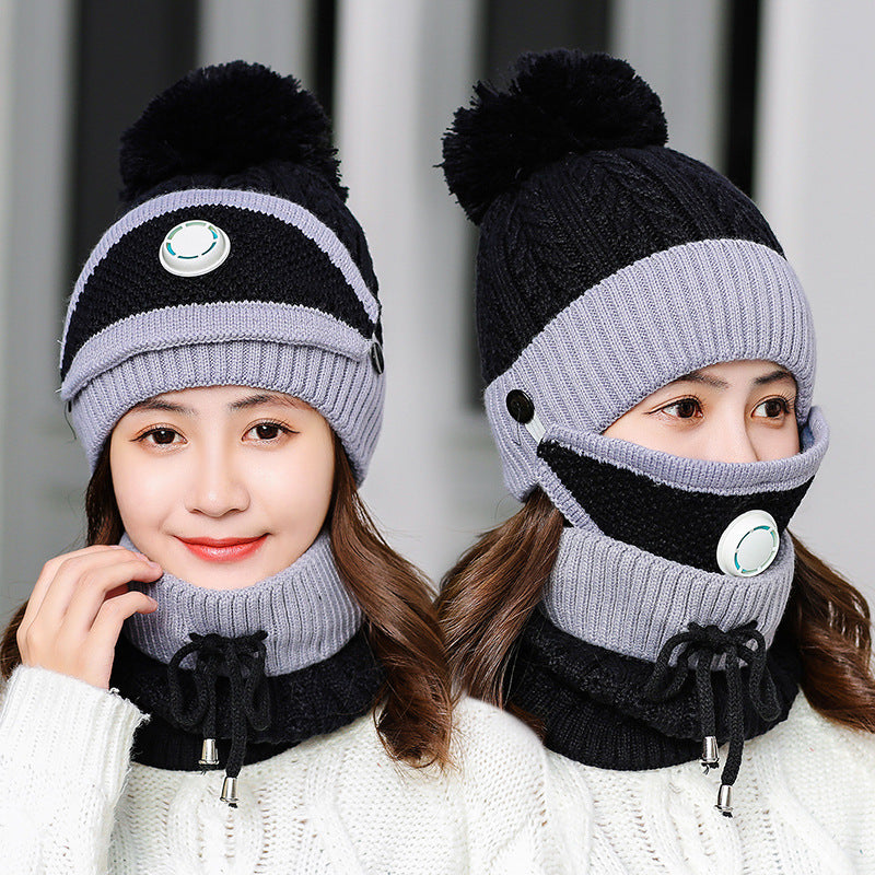 Cute and warm ladies cycling ear caps