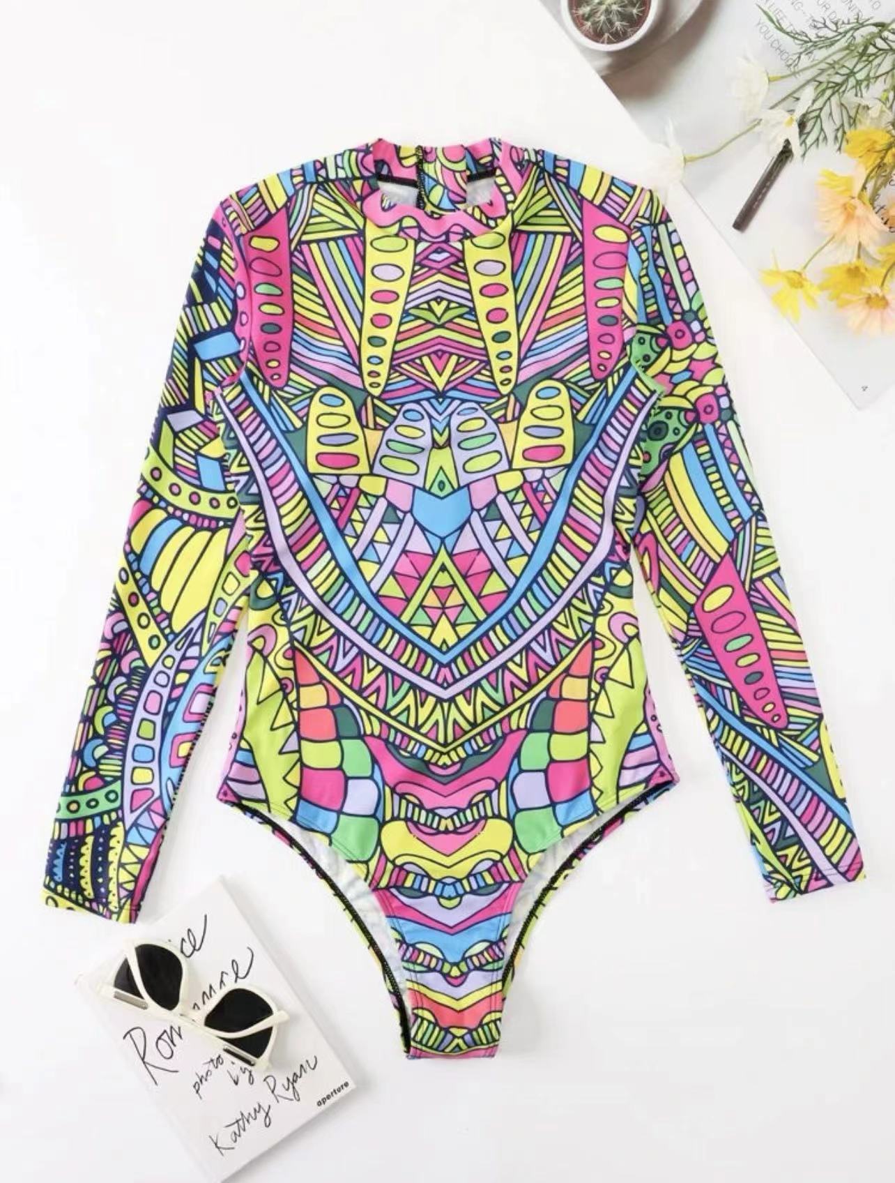 S.W. New One-piece Printed Swimsuit