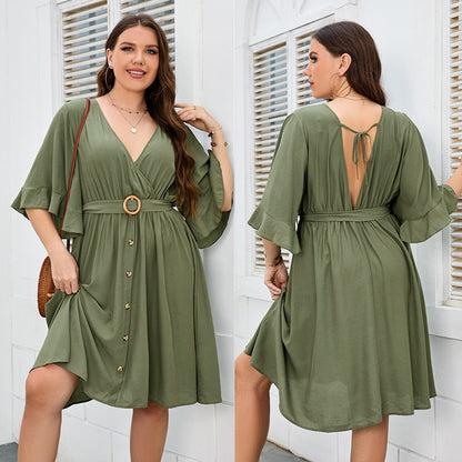 Plus Size  Women's Dress