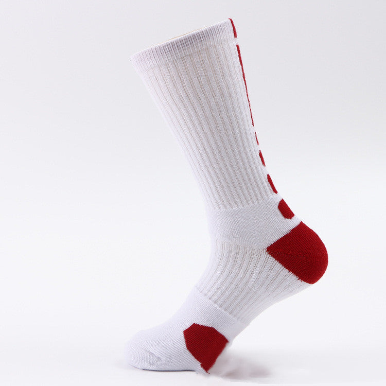 Classic High-top Towel Bottom Sports Socks Thickened And Non-slip