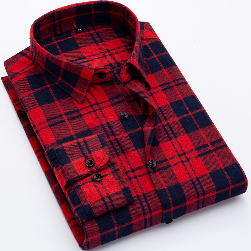 F.J.C. Men's Plaid  Shirts S.M.