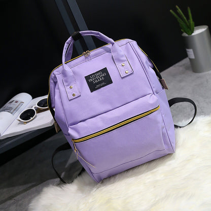 Wholesale aliexpress selling Lotte with Canvas Backpack backpack clip ladies fashion Satchel Bag