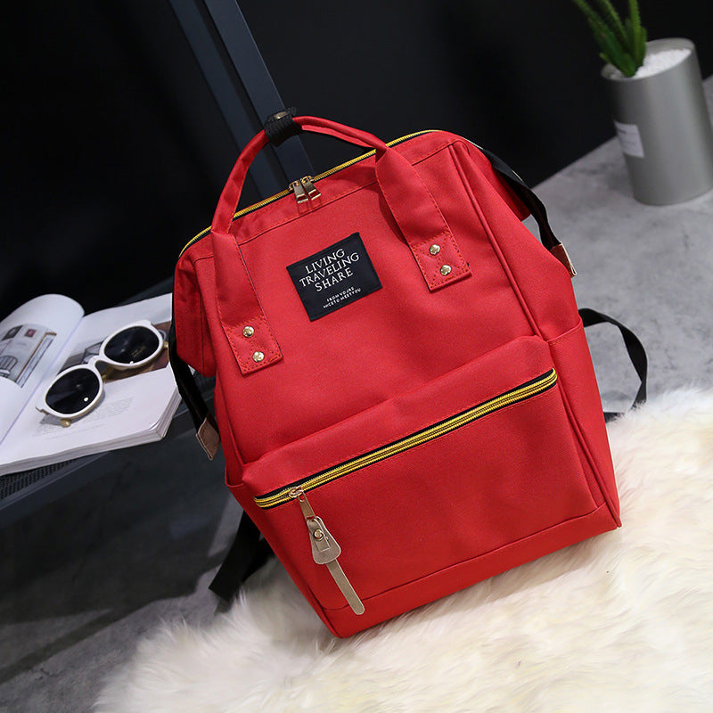 Wholesale aliexpress selling Lotte with Canvas Backpack backpack clip ladies fashion Satchel Bag