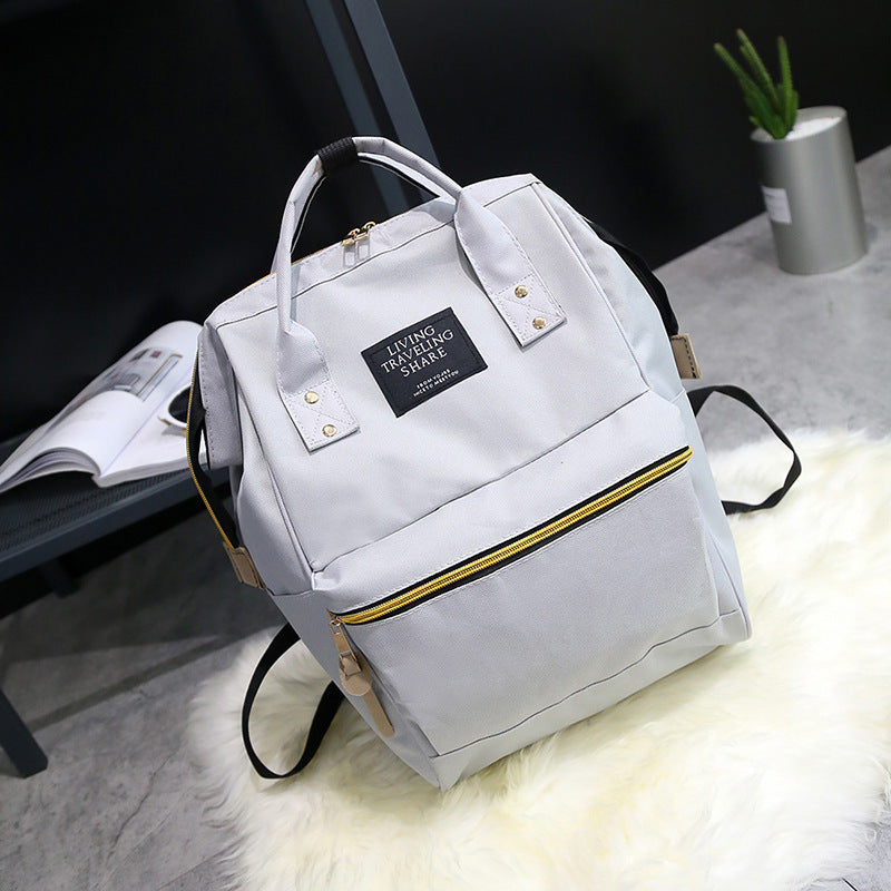 Wholesale aliexpress selling Lotte with Canvas Backpack backpack clip ladies fashion Satchel Bag