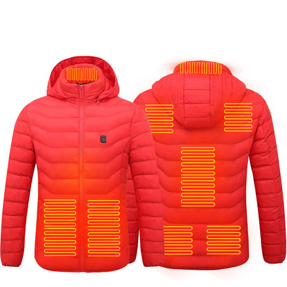 New Men's USB Electric Thermal  Heating Coat  S.M.