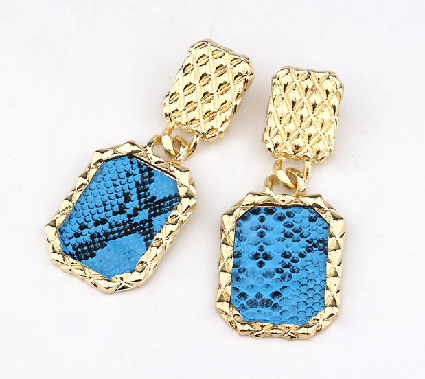 Snake earrings geometric earrings