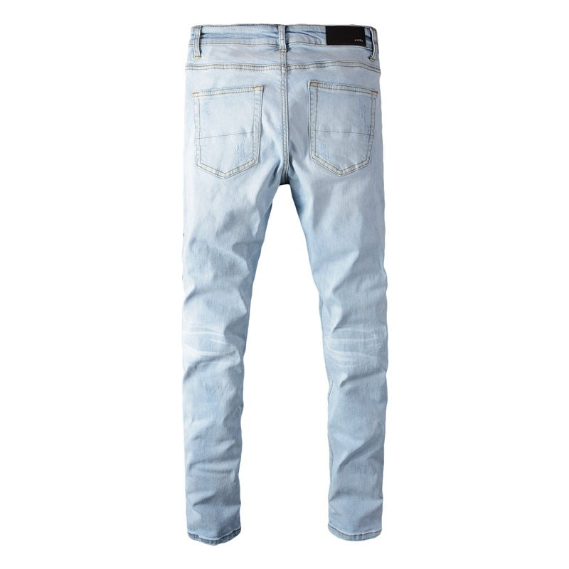 S.M. AMIRI BRAND Jeans Micro-Elastic Slim fit