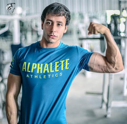 S.M. Men's ALPHALETE short-sleeved T-shirts