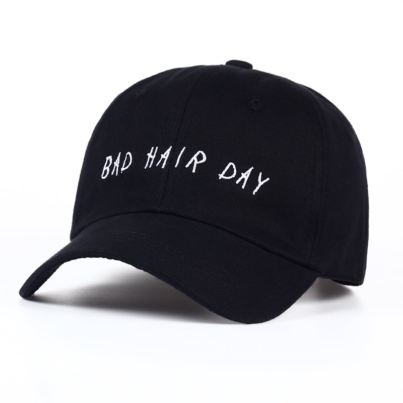 S.H.  BAD HAIR DAY Embroidered baseball cap