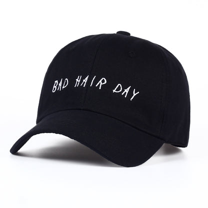 S.H.  BAD HAIR DAY Embroidered baseball cap