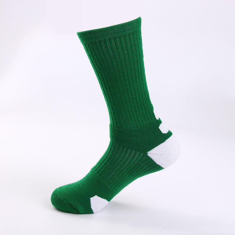 Classic High-top Towel Bottom Sports Socks Thickened And Non-slip